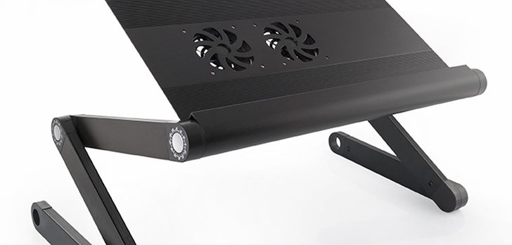 Aluminiowy stolik pod laptopa MODECOM MC-PF12 – czas zmienić pozycję na lepszą