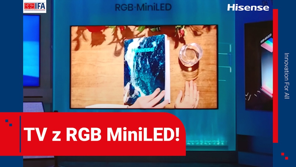 Hisense na IFA 2025: RGB MiniLED i współpraca z FIFA