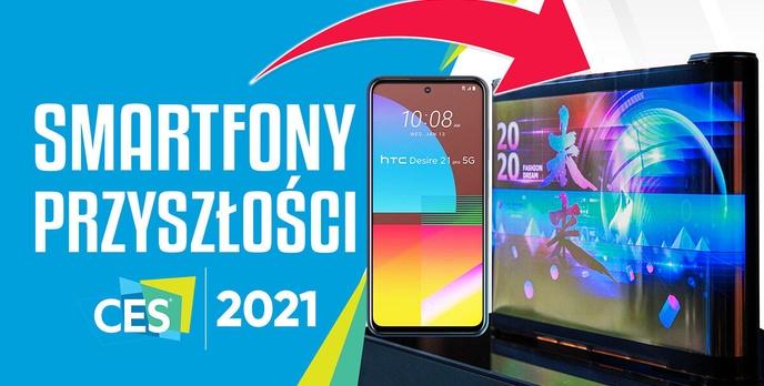 Smartfony przyszłości - Co pokazano na targach CES 2021?