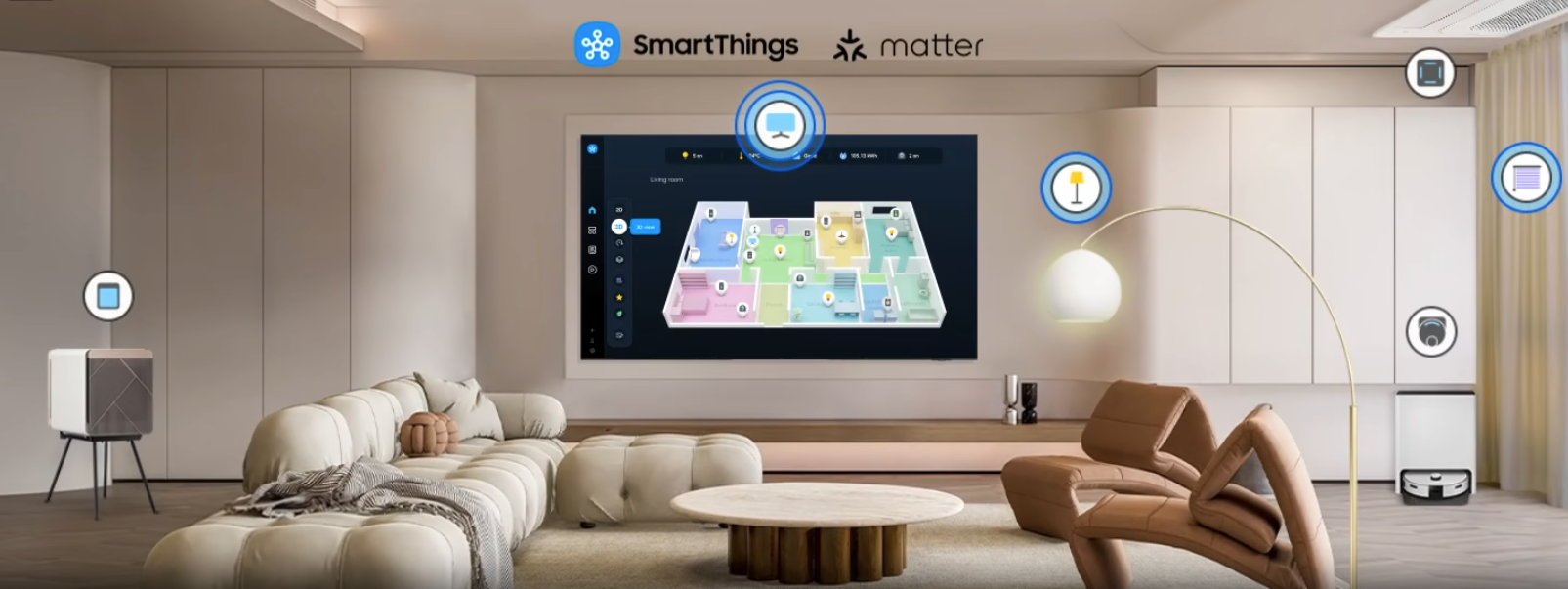 Smart things Samsung na telelwizorach