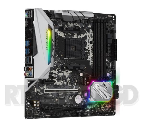 ASrock B450M Steel Legend - RATA GRATIS I W TYM ROKU NIE PŁACISZ