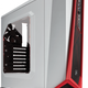 Corsair SPEC-ALPHA Midi-Tower, Biało-czerwony, Okno (CC-9011083-WW)