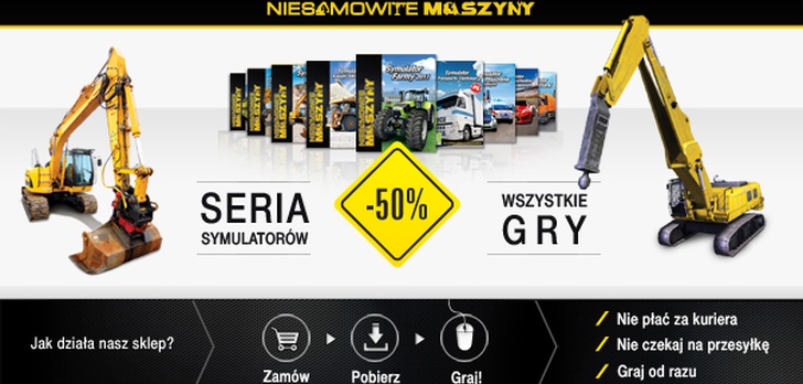 LETNIA PROMOCJA – „NIESAMOWITE MASZYNY” 50% TANIEJ