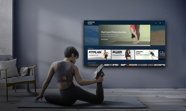 Ćwicz i zadbaj o zdrowie z telewizorami Samsung QLED