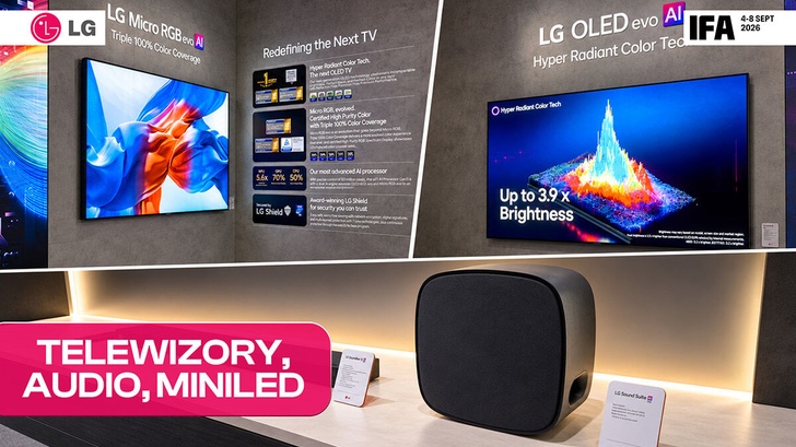 LG na IFA 2026 z nowymi telewizorami i sprzętem audio