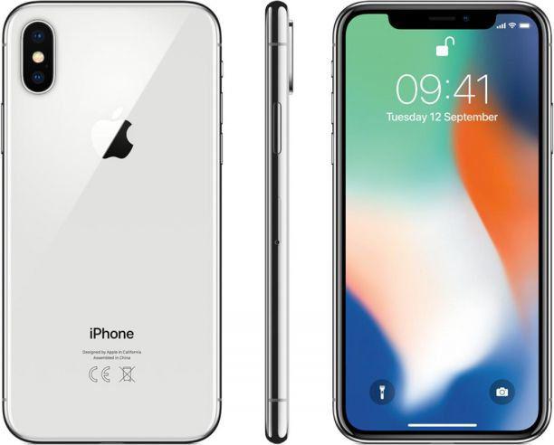 Apple iPhone X 256GB Srebrny