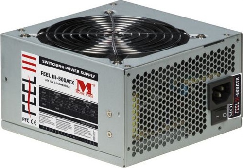 Modecom FEEL 3 - 500 ATX 500W PFC (ZAS-FEEL3-00-500-ATX-PFC)