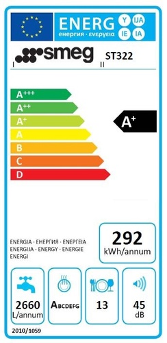 Smeg ST322 zmywarka 60cm