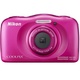 Nikon S33 pink + bag
