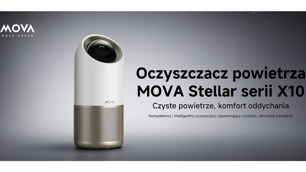 Premiera osobistego oczyszczacza Mova Stellar X10 - Czyste powietrze, które otula zamiast uderzać!