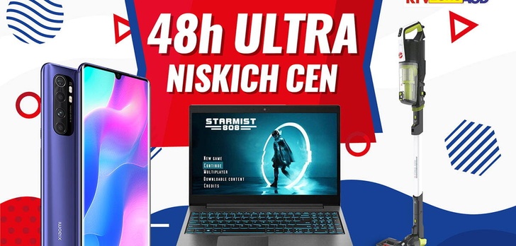 48 godzin ultra niskich cen! Tanie Xiaomi Mi Note 10 Lite i inne!