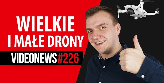 Mały dron DJI, ogromny dron Velocopter, Xiaomi 108 MPix - VideoNews #226