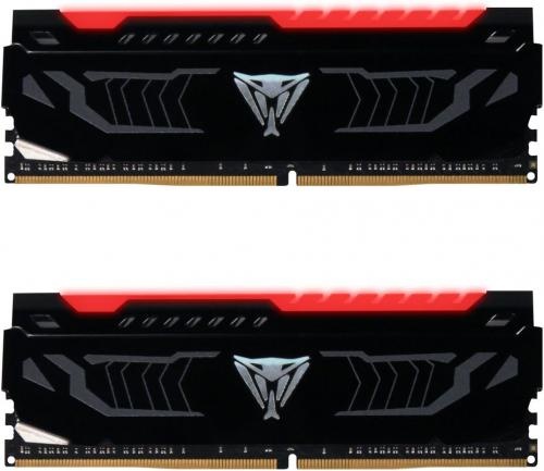 Patriot VIPER LED DDR4 2x8GB, 2666MHz, CL15, czerwony (PVLR416G266C5K)