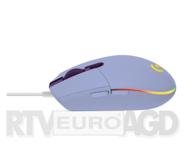 Logitech G102 LIGHTSYNC (liliowy)