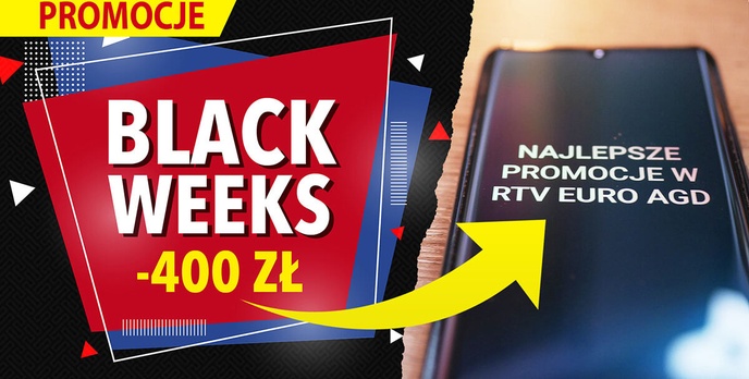 Black Weeks w RTV Euro AGD! Mi Note 10 Lite taniej 400 zł, TV Sony - 500 zł