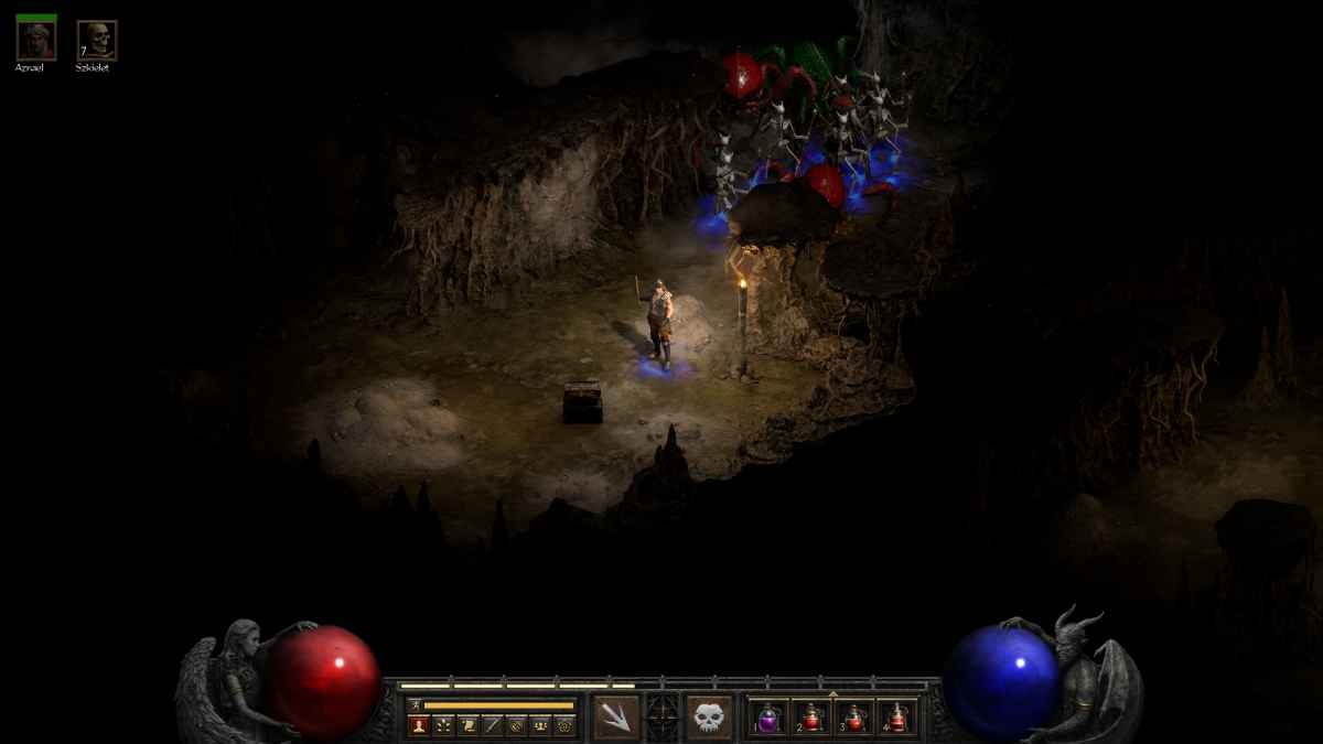 Diablo II: Resurrected - Armia szkieletów gotowa do ataku