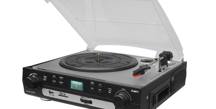 Odtwarzacz Kaset Magnetofonowych i Płyt Winylowych Od Manty