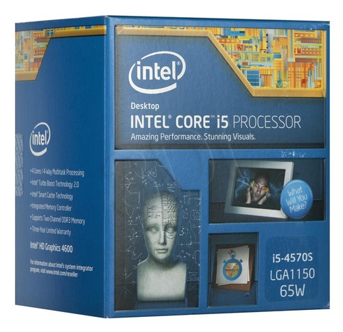 Intel Core i5-4570S BX80646I54570S 928640 ( 2900 MHz (min) ; 3600 MHz (max) ; LGA 1150 ; BOX )