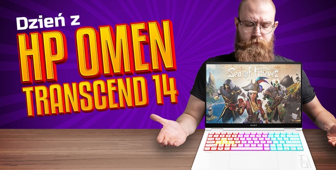 Tak powinny wyglądać laptopy gamingowe? Dzień z HP Omen Transcend 14