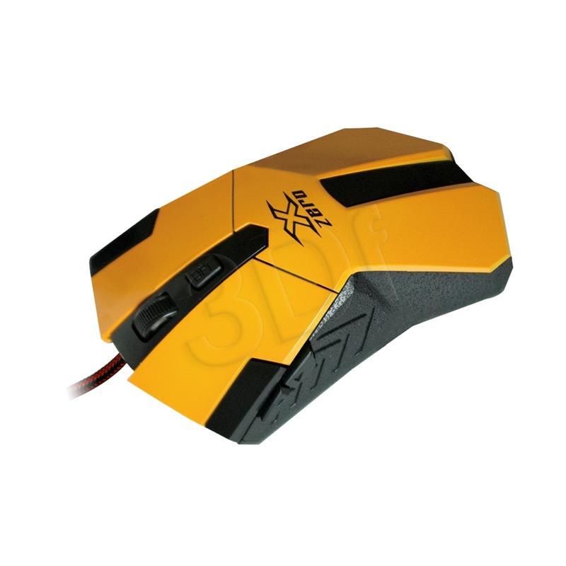 przewodowa X-zero optyczna X-M331Y 2400dpi żółto-czarny