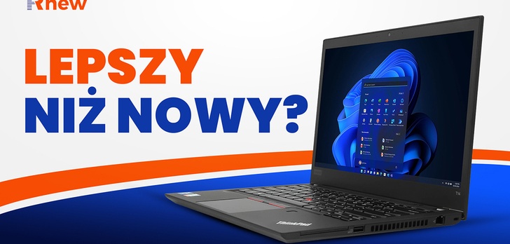Czy warto kupić poleasingowy laptop zamiast nowego? Test Lenovo ThinkPad T14 Gen 2 z Rnew