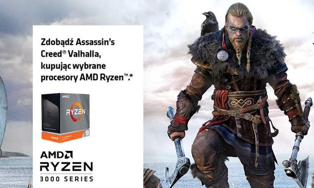 Assassin’s Creed: Valhalla za darmo z procesorami AMD Ryzen