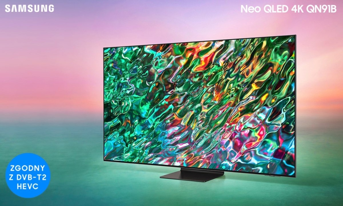 Grafika promocyjna na Samsung Neo QLED QE55QN91BAT