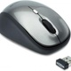 EDNET Mini mysz optyczna, 3 przyciski, 1600dpi, srebrno- czarna