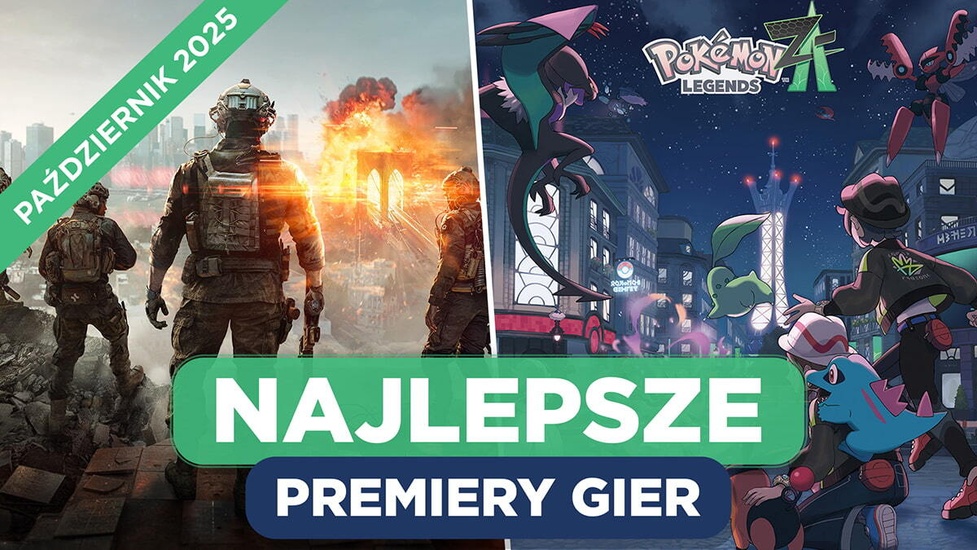Najlepsze Premiery Gier Październik 2025 - Battlefield 6, Pokemon Legends: Z-A