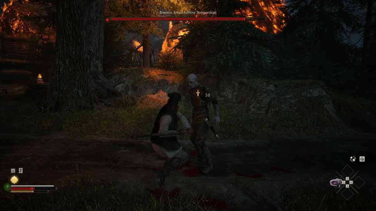 The Blood of Dawnwalker - Walka to niestesty słabszy element