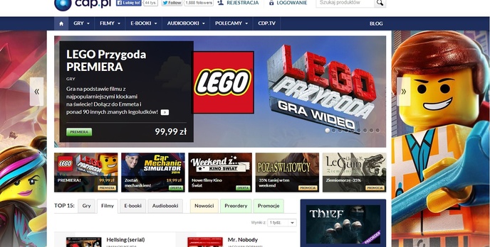 Ponad 300 tytułów po 9,99 zł - dostępne w cyfrowej dystrybucji na CDP.PL