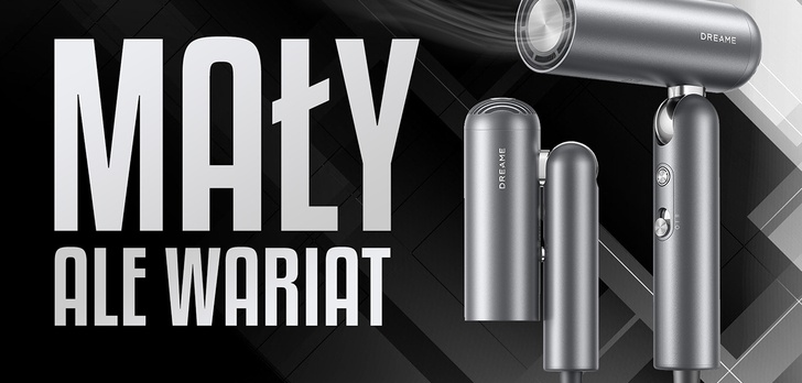 Suszarka Dreame Glory Pocket. Stylizacja włosów 3-w-1