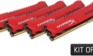 Kingston HyperX Savage Red DDR3 DIMM 32GB 1600MHz (4x8GB) HX316C9SRK4/32