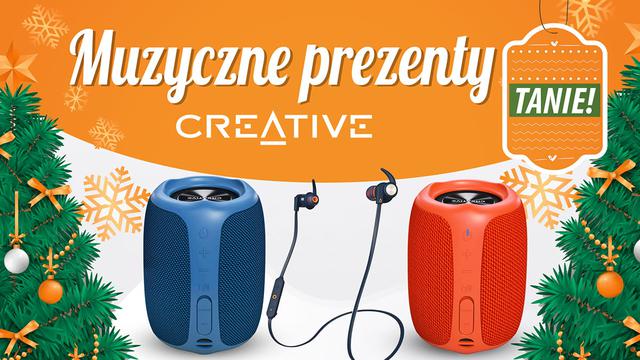 Tanie i dobre słuchawki i głośniki na prezent, czyli Muzyczne Święta z Creative!