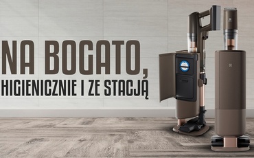 Designerski odkurzacz ze stacją. TEST Electrolux Absolute Hygienic 800