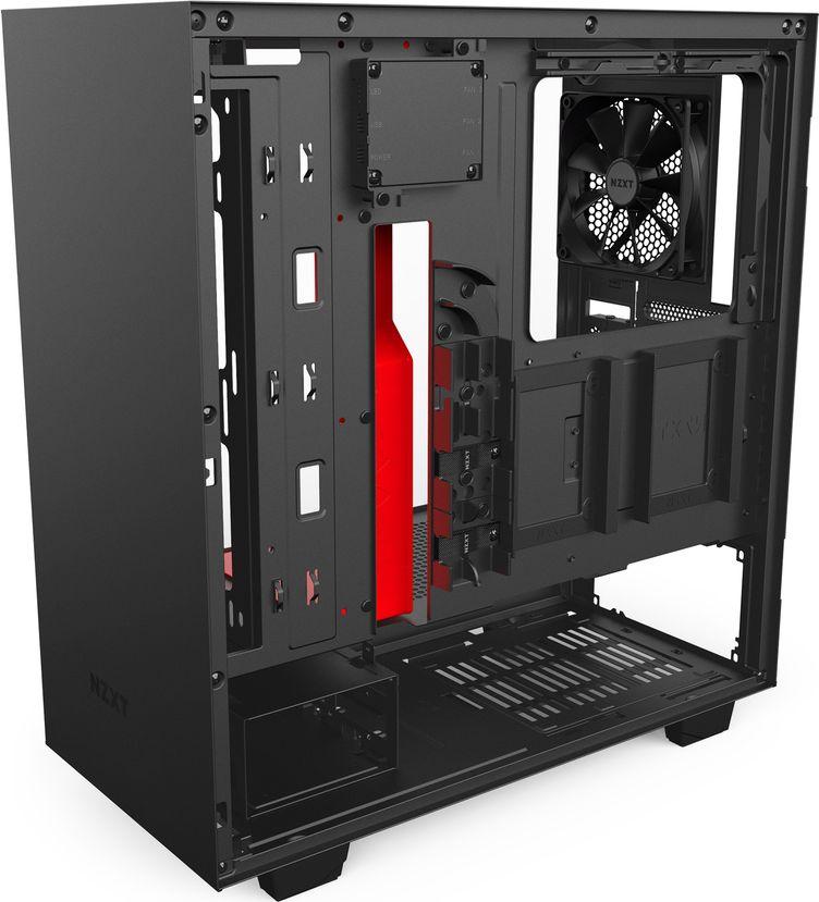 Nzxt H500i, okno, czarno czerwony (CA-H500W-BR) Nzxt H500i, okno, czarno czerwony (CA-H500W-BR)