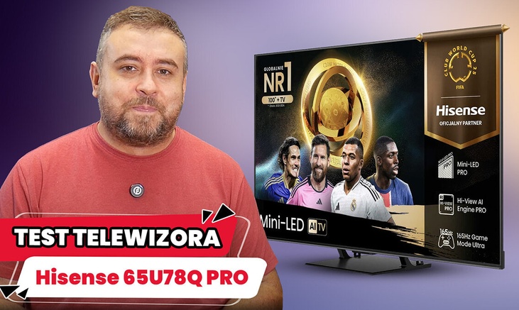 Hisense 65U78Q Pro - recenzja dobrego i uniwersalnego telewizora Mini Led