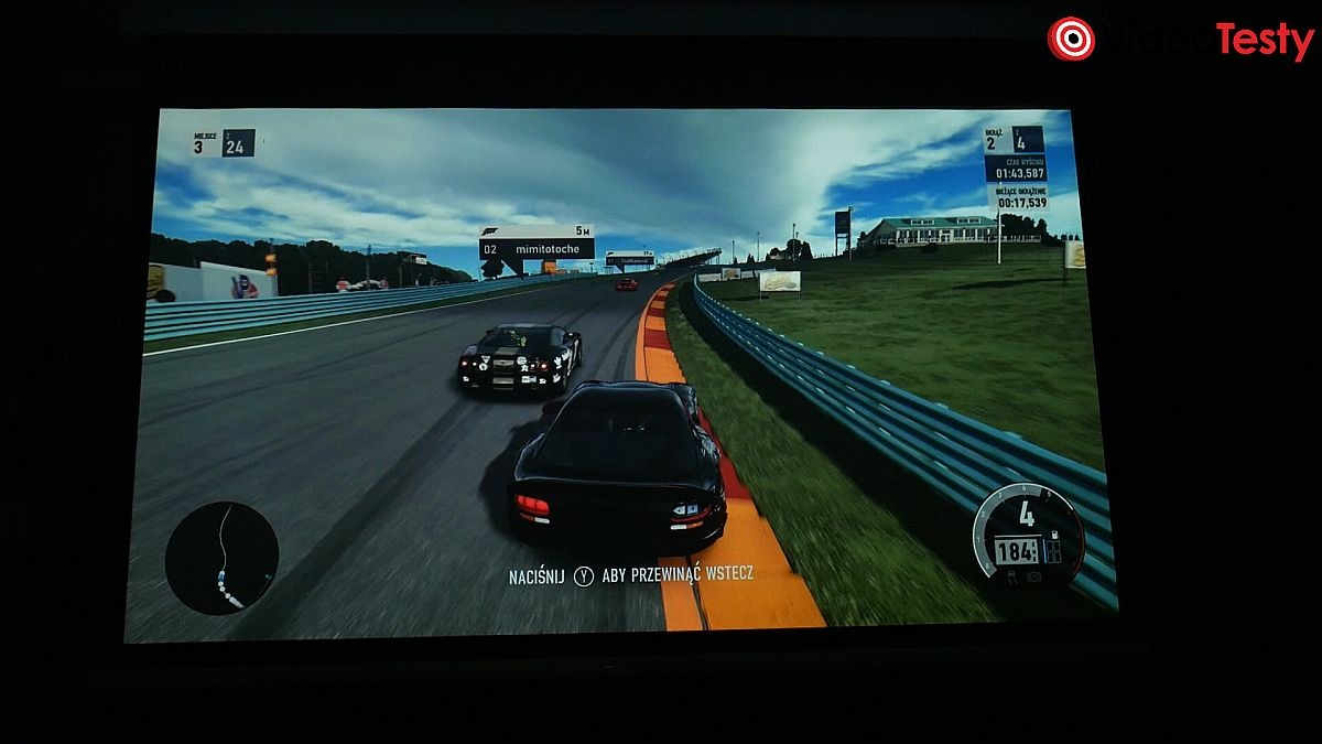 Sony Bravia Projector 7 podczas grania