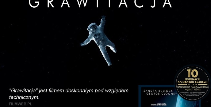 Hit kinowy „Grawitacja” do złowienia już za 9,99 zł!