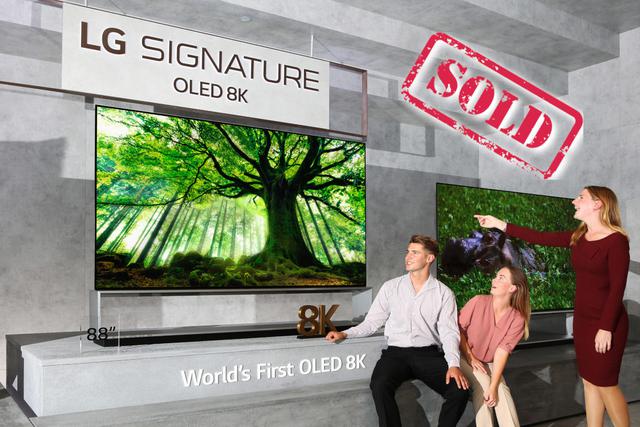 Pierwszy telewizor LG OLED 8K został sprzedany w Polsce za 130 000 zł