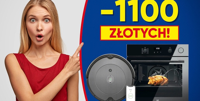Chcesz oszczędzić do 1100 złotych na elektronice? Wśród promocji smartfon, ekspres lub Roomba