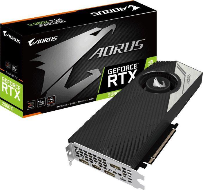 Gigabyte AORUS GeForce RTX 2080 Ti Turbo, 11GB GDDR6, 352-bit