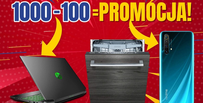 Kup za tysiąc i dostań dodatkowe 100 zł rabatu!