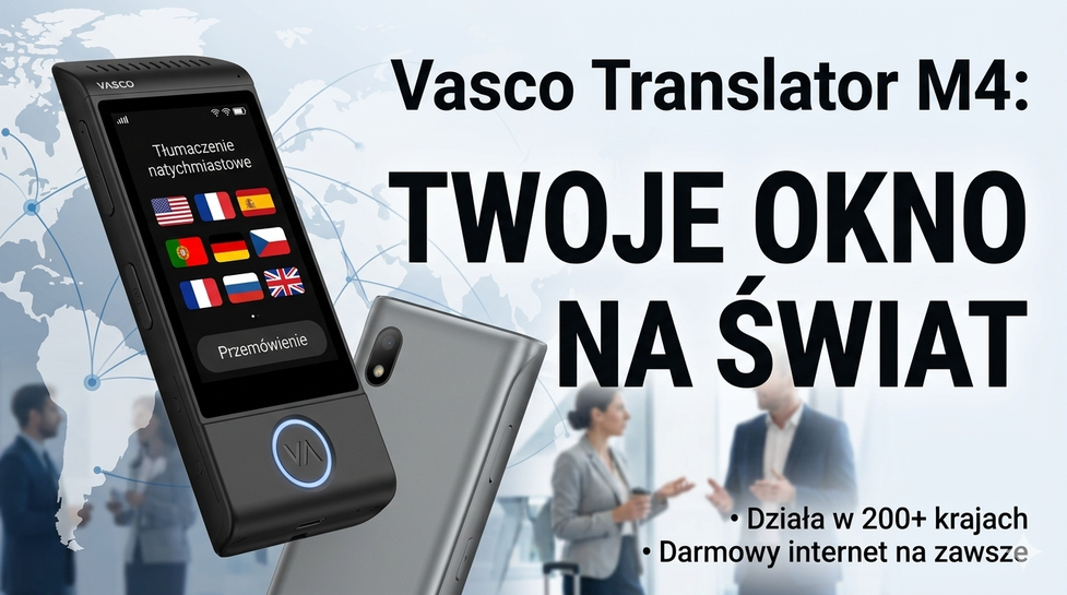 Odkrywaj świat bez barier: Vasco Translator M4 – Twój klucz do wolności w każdej podróży