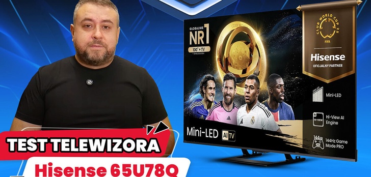 Porządny Mini LED z dobrym kontrastem - Hisense U78Q
