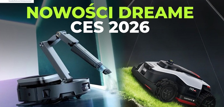 Niesamowite nowości od Dreame na CES 2026! Roboty, oczyszczacze, samochody