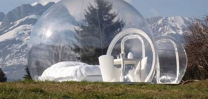 Luksusowy Namiot Przezroczysty na Wakacje za Jedyne 30 tysięcy... Dolarów