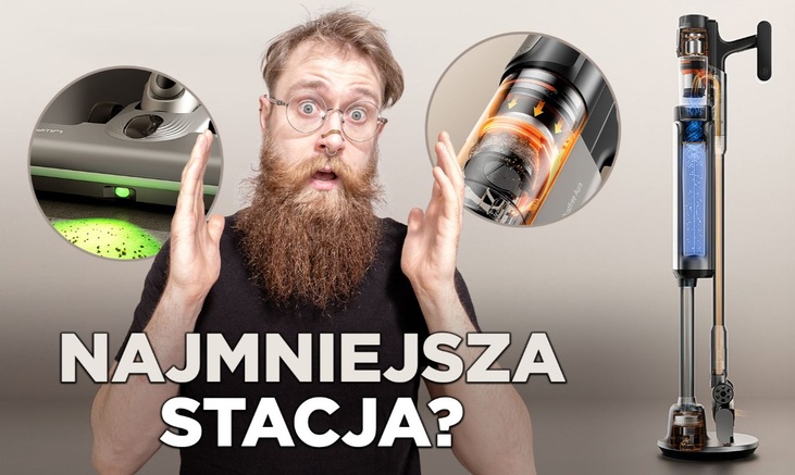 TEST odkurzacza UWANT V600: bardzo mała stacja!