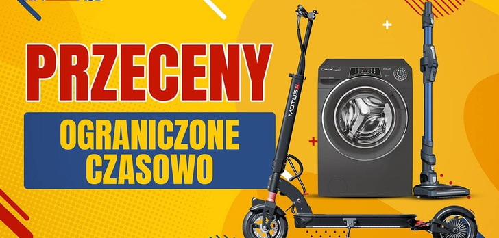 Taniej nawet o 500 złotych! m.in. Pralka, pedały, hulajnoga