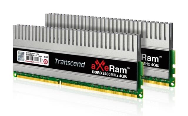 TRANSCEND aXeRam DDR3-2400 i DDR-2133 - pamięci dla wymagających